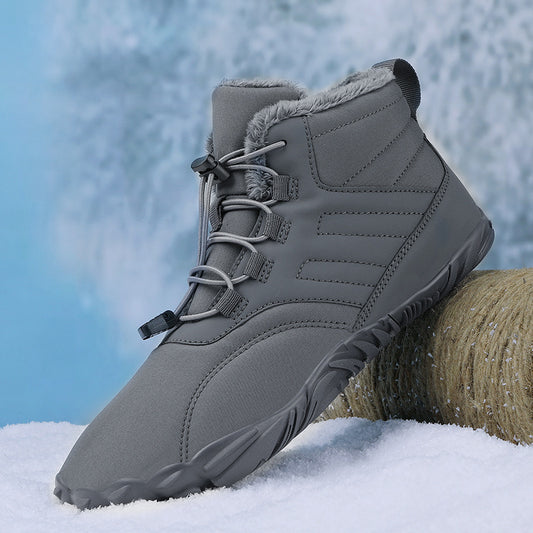 Outdoor Sports Cotton Shoes – Winter Warm Slip-On Boots for Men and Women