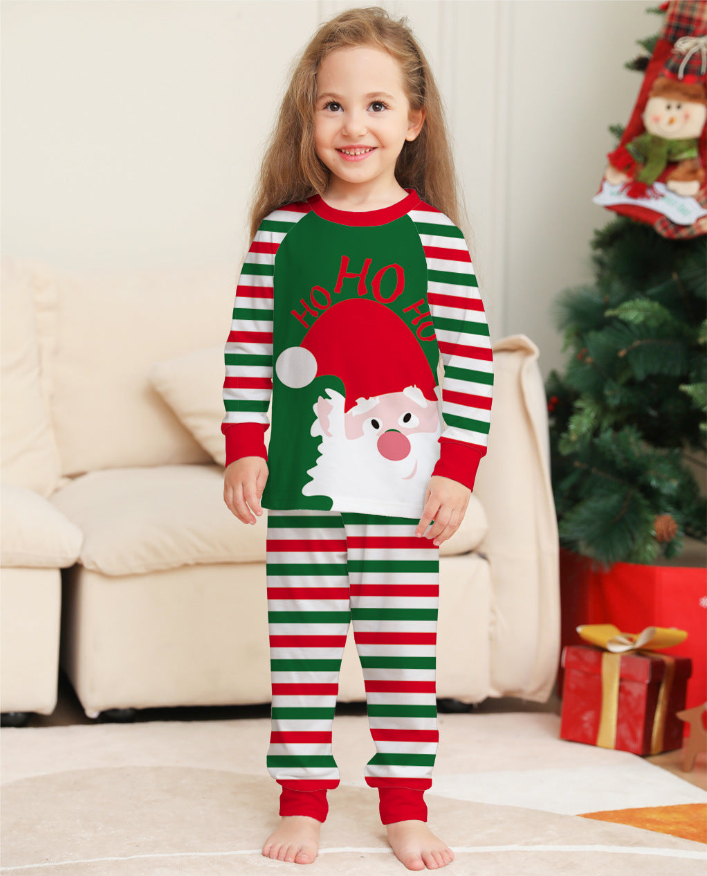 Red Stripe Family Christmas Pajamas – Matching Holiday Sleepwear